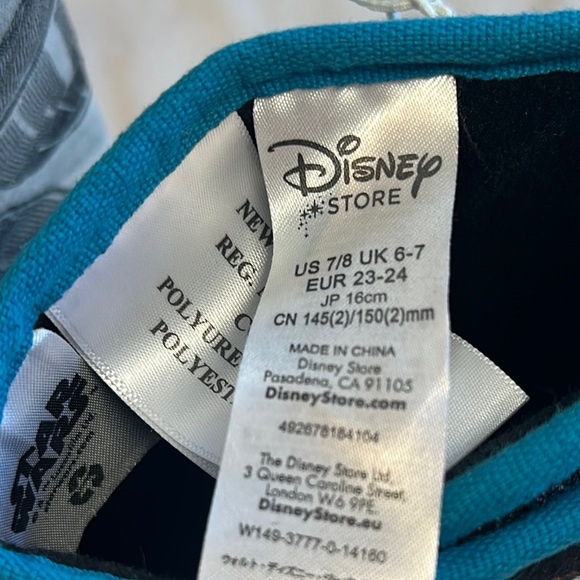 Disney Store Teal and Gray Star Wars slipper Boots - Picture 2 of 5
